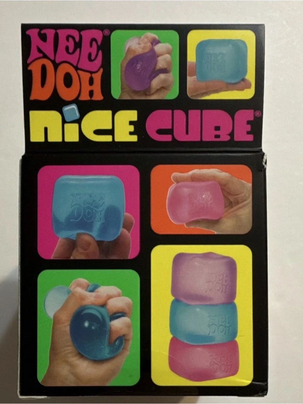 Nice Cube Super Solid Squish - Hot Pink